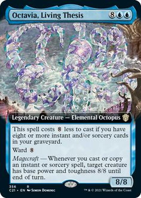 Octavia, Living Thesis (Extended Art) [Commander 2021] | Gate City Games LLC