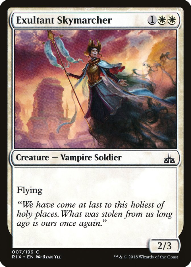 Exultant Skymarcher [Rivals of Ixalan] | Gate City Games LLC