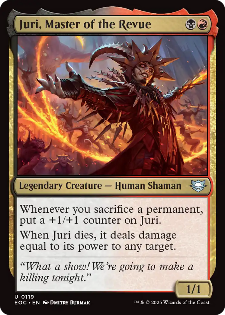 Juri, Master of the Revue [Edge of Eternities Commander] | Gate City Games LLC