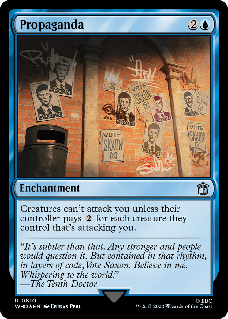 Propaganda (Surge Foil) [Doctor Who] | Gate City Games LLC