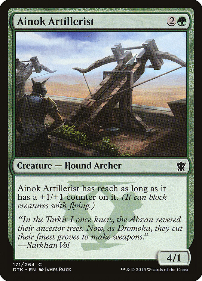 Ainok Artillerist [Dragons of Tarkir] | Gate City Games LLC