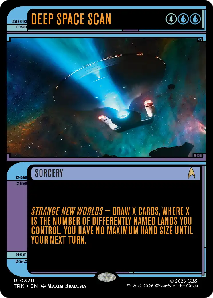 Deep Space Scan (Showcase) [Star Trek] | Gate City Games LLC