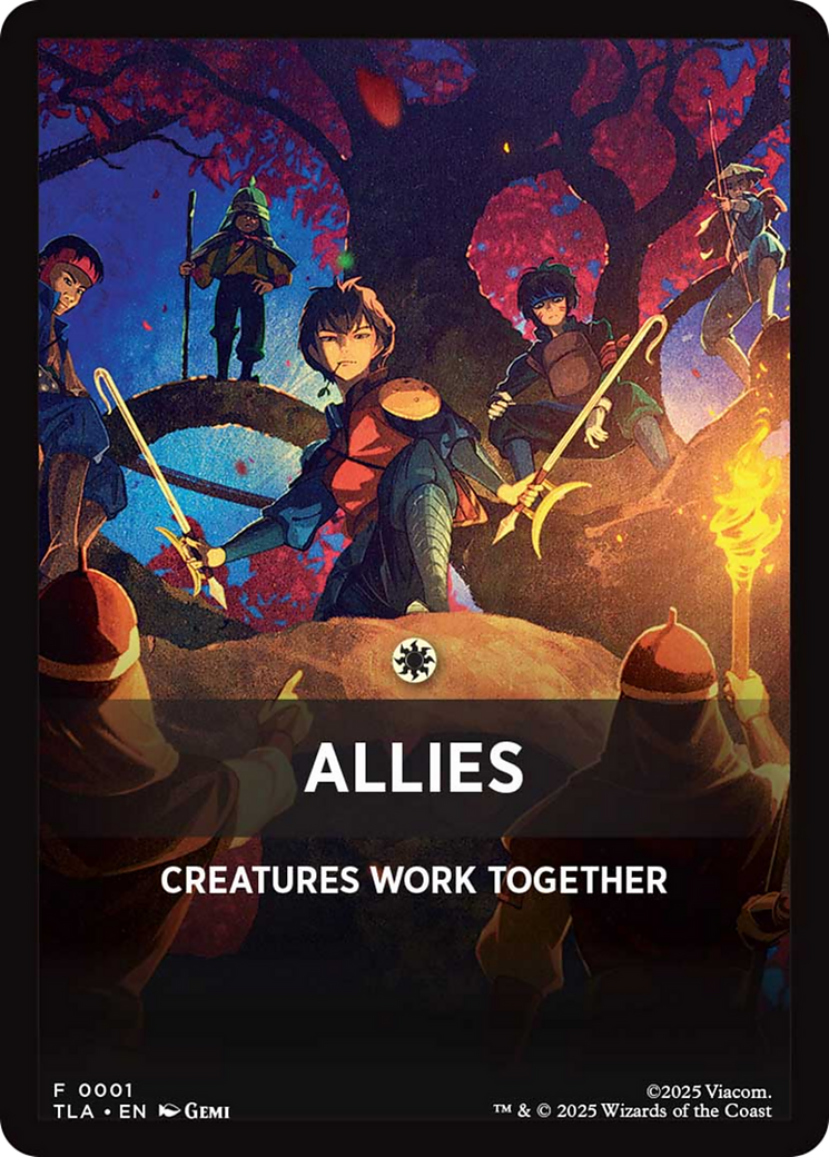 Allies Theme Card [Avatar: The Last Airbender: Eternal-Legal] | Gate City Games LLC