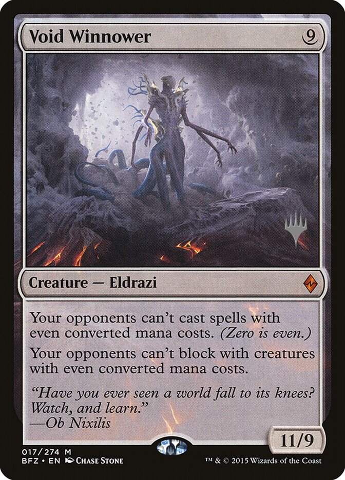 Void Winnower (Promo Pack) [Battle for Zendikar Promos] | Gate City Games LLC
