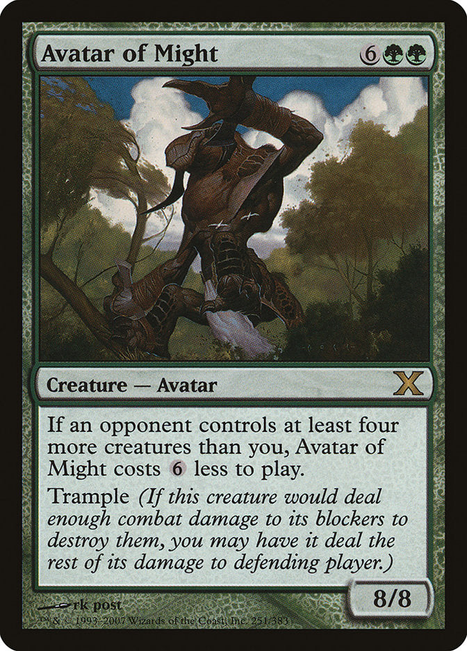 Avatar of Might [Tenth Edition] | Gate City Games LLC