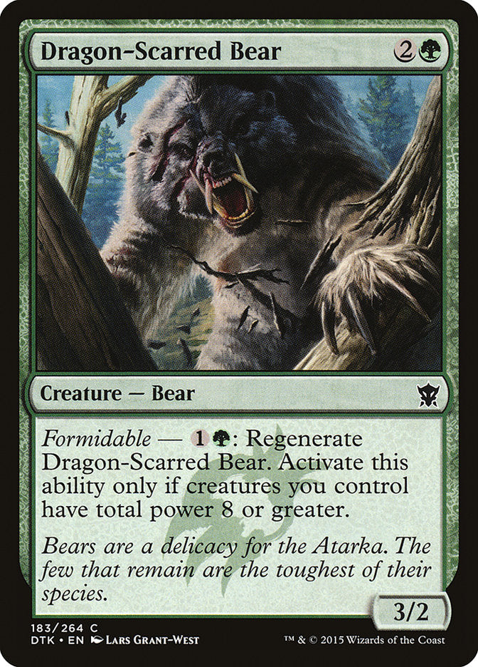 Dragon-Scarred Bear [Dragons of Tarkir] | Gate City Games LLC