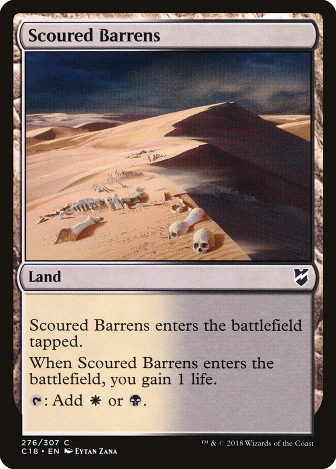 Scoured Barrens [Commander 2018] | Gate City Games LLC