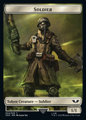 Soldier (004) // Vanguard Suppressor Double-Sided Token (Surge Foil) [Warhammer 40,000 Tokens] | Gate City Games LLC