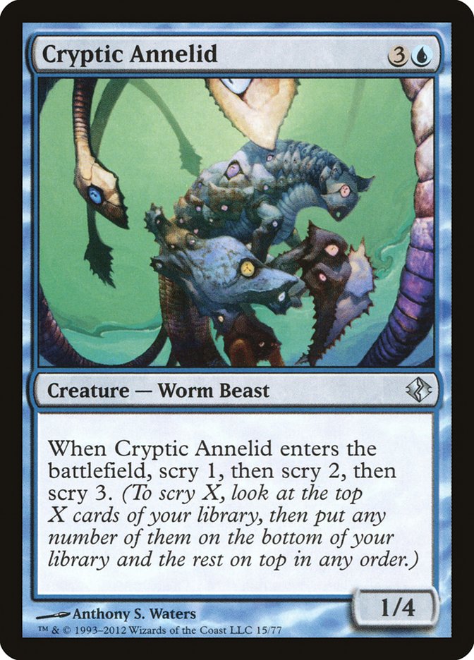 Cryptic Annelid [Duel Decks: Venser vs. Koth] | Gate City Games LLC