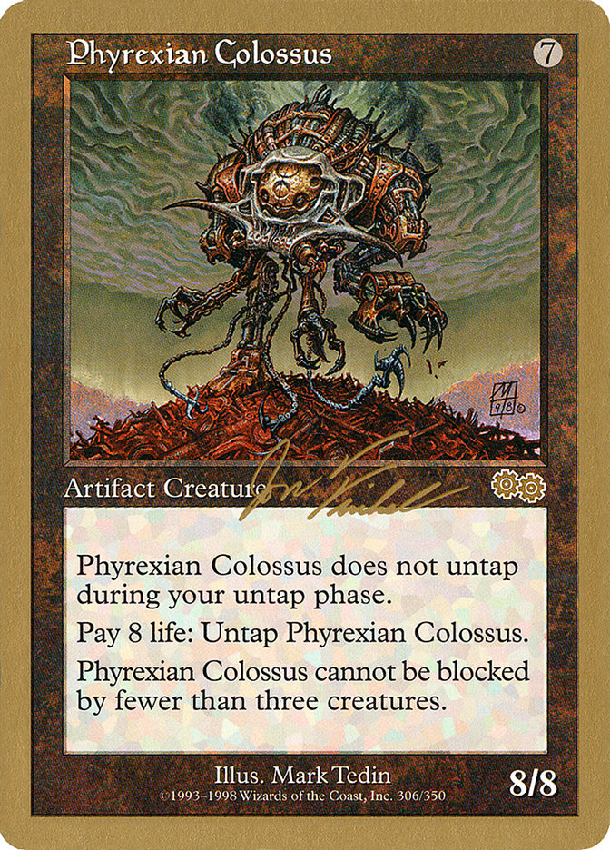 Phyrexian Colossus (Jon Finkel) [World Championship Decks 2000] | Gate City Games LLC