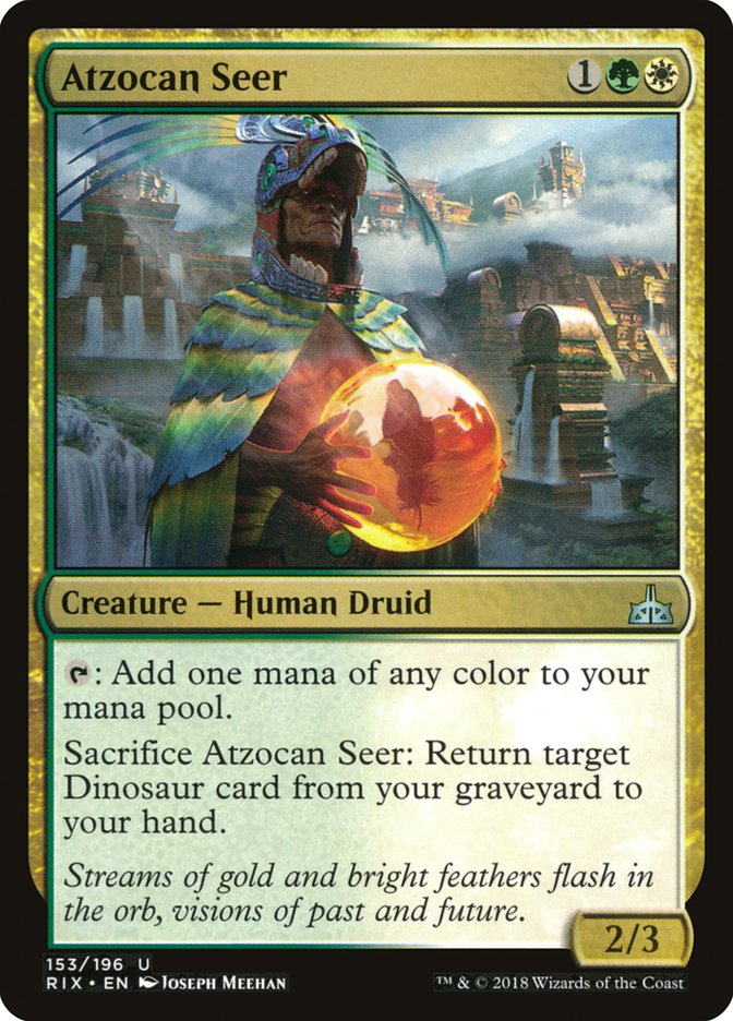 Atzocan Seer [Rivals of Ixalan] | Gate City Games LLC