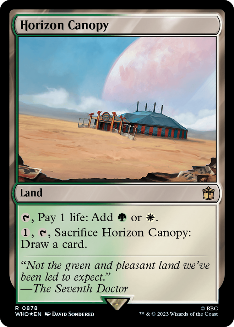 Horizon Canopy (Surge Foil) [Doctor Who] | Gate City Games LLC