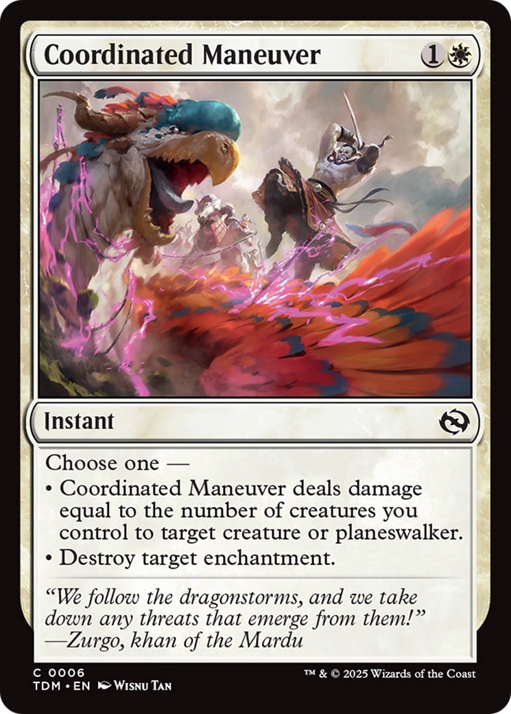Coordinated Maneuver [Tarkir: Dragonstorm] | Gate City Games LLC