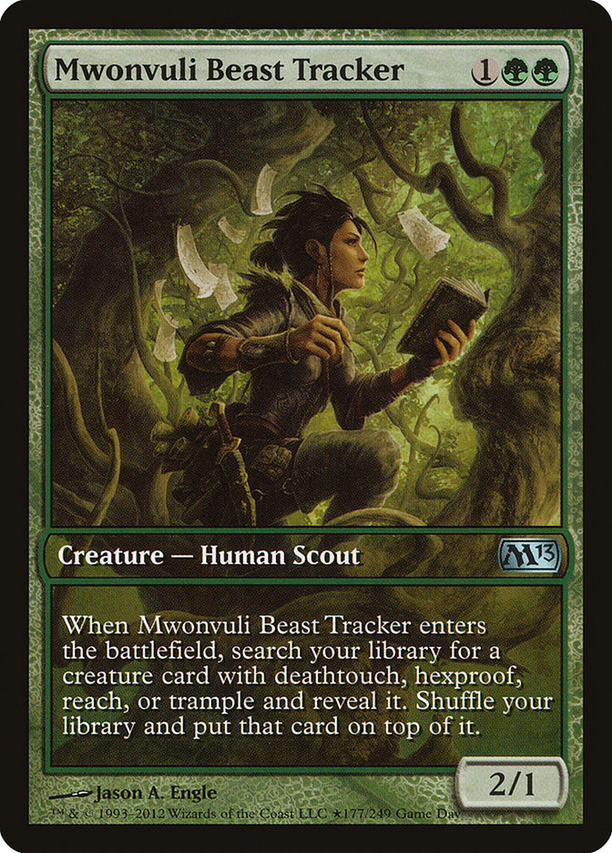 Mwonvuli Beast Tracker (Game Day) [Magic 2013 Promos] | Gate City Games LLC