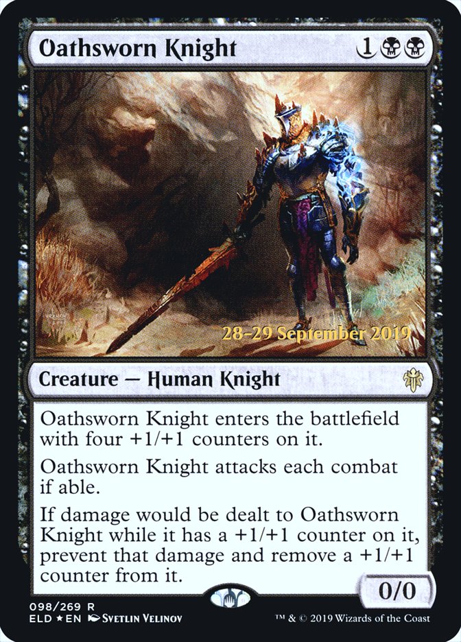 Oathsworn Knight [Throne of Eldraine Prerelease Promos] | Gate City Games LLC