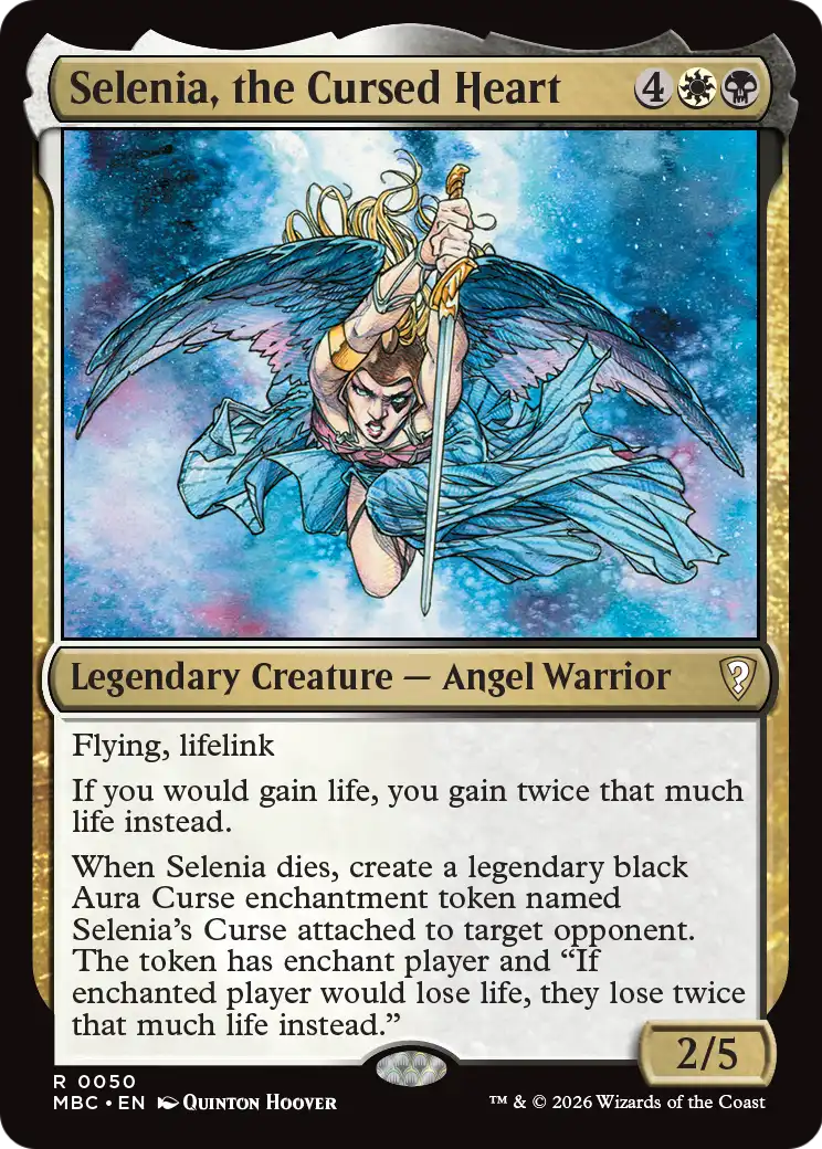 Selenia, the Cursed Heart [Mystery Booster: Commander Edition] | Gate City Games LLC