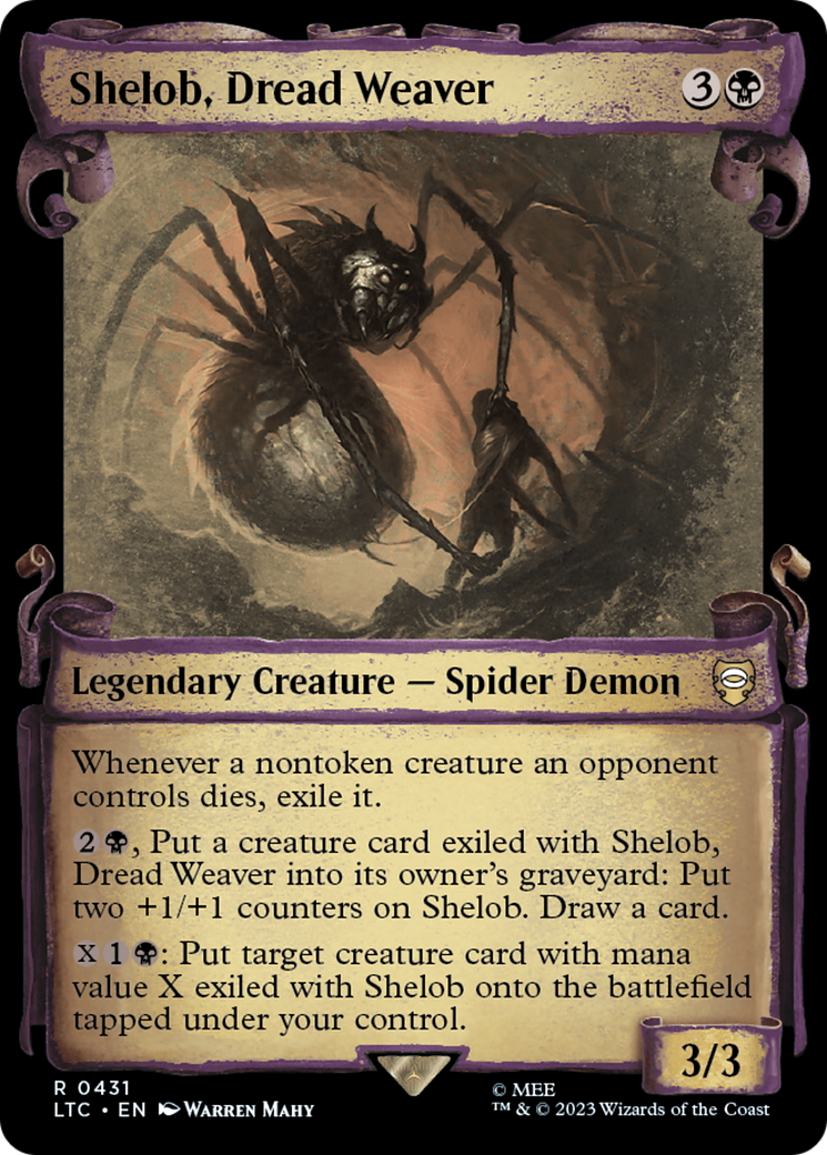 Shelob, Dread Weaver [The Lord of the Rings: Tales of Middle-Earth Commander Showcase Scrolls] | Gate City Games LLC