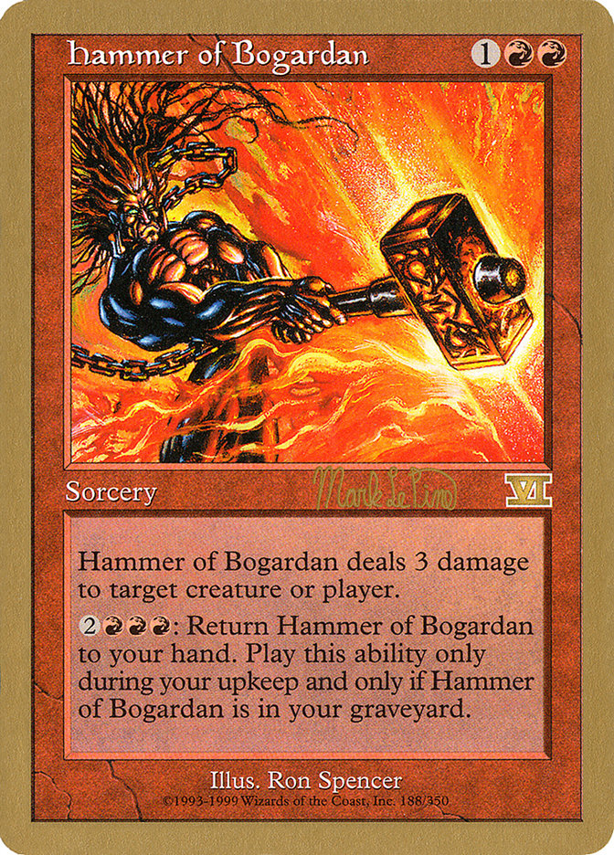 Hammer of Bogardan (Mark Le Pine) [World Championship Decks 1999] | Gate City Games LLC