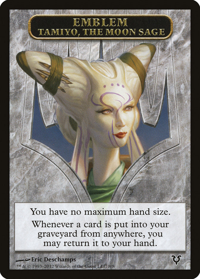 Tamiyo, the Moon Sage Emblem [Avacyn Restored Tokens] | Gate City Games LLC