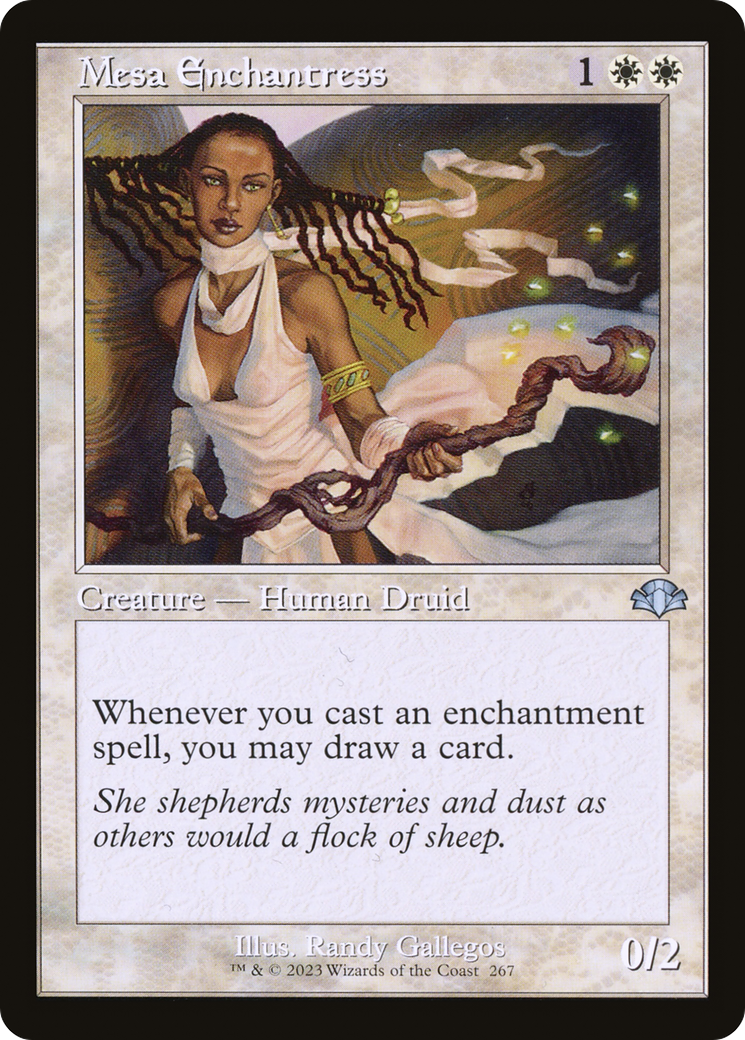 Mesa Enchantress (Retro) [Dominaria Remastered] | Gate City Games LLC