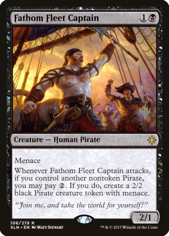 Fathom Fleet Captain (Promo Pack) [Ixalan Promos] | Gate City Games LLC
