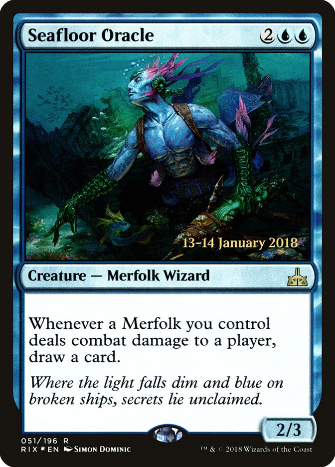 Seafloor Oracle [Rivals of Ixalan Prerelease Promos] | Gate City Games LLC