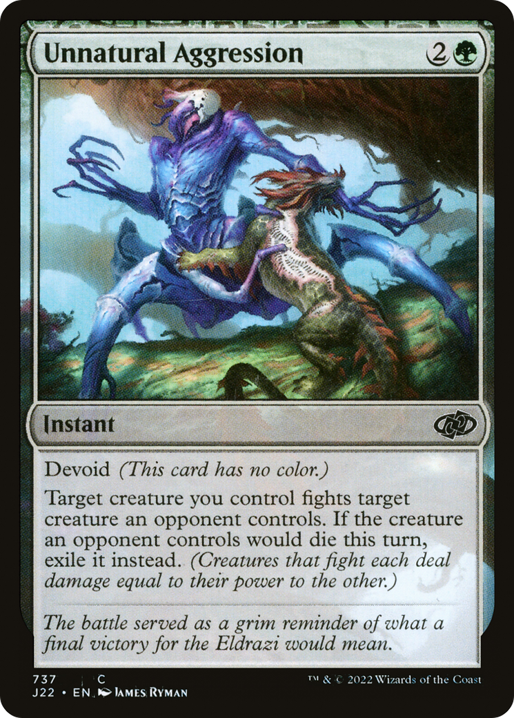 Unnatural Aggression [Jumpstart 2022] | Gate City Games LLC