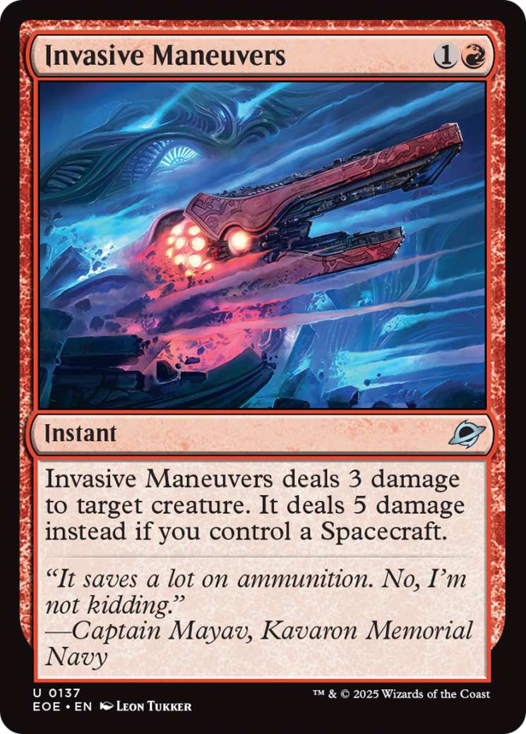 Invasive Maneuvers [Edge of Eternities] | Gate City Games LLC