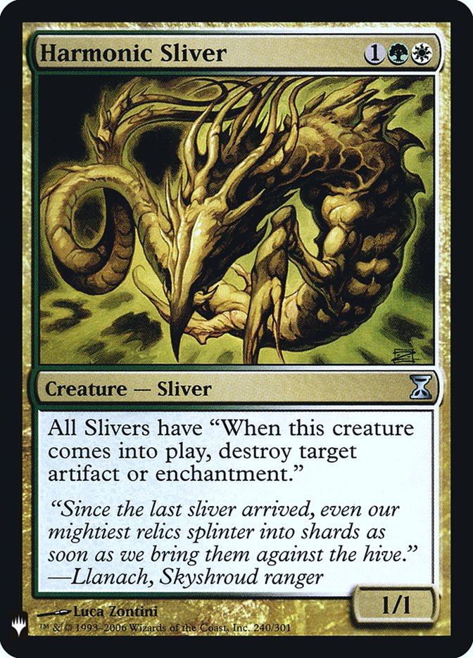 Harmonic Sliver [Mystery Booster] | Gate City Games LLC