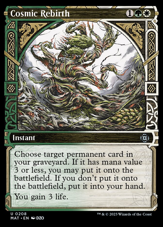 Cosmic Rebirth (Showcase Halo Foil) [March of the Machine: The Aftermath] | Gate City Games LLC
