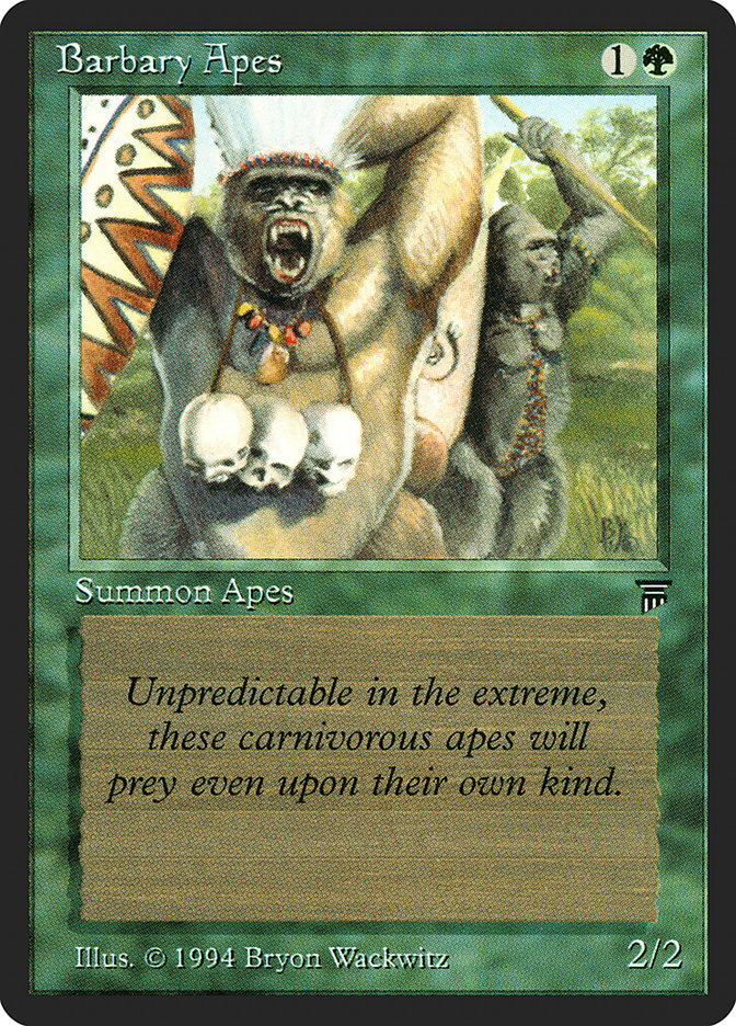 Barbary Apes [Legends] | Gate City Games LLC