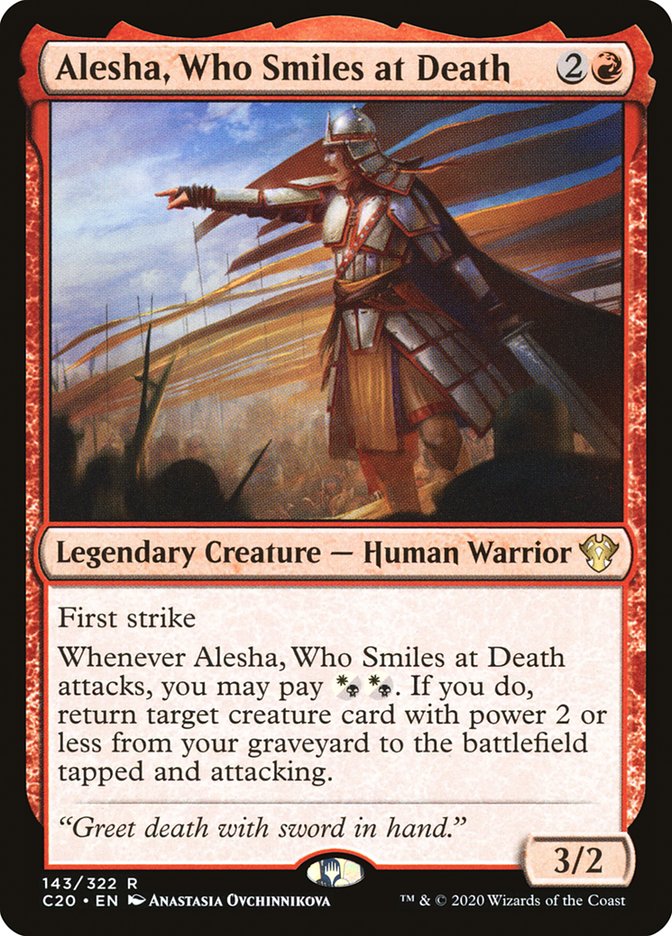 Alesha, Who Smiles at Death [Commander 2020] | Gate City Games LLC
