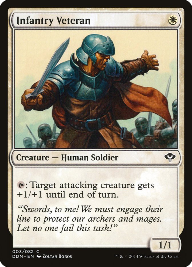 Infantry Veteran [Duel Decks: Speed vs. Cunning] | Gate City Games LLC