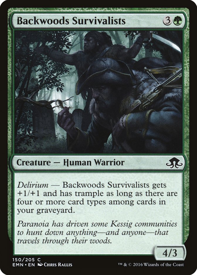 Backwoods Survivalists [Eldritch Moon] | Gate City Games LLC