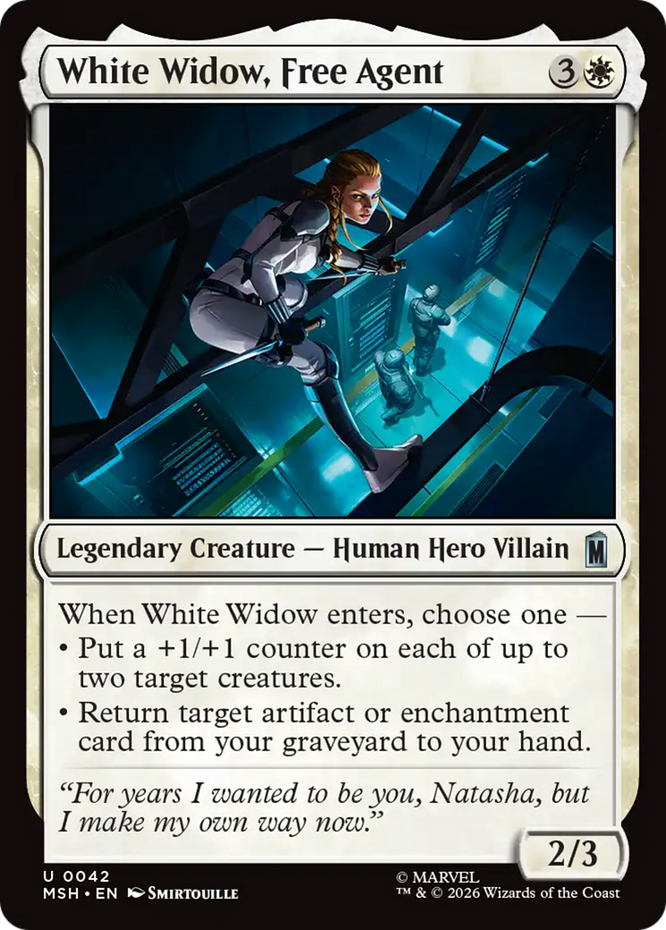 White Widow, Free Agent [Marvel Super Heroes] | Gate City Games LLC