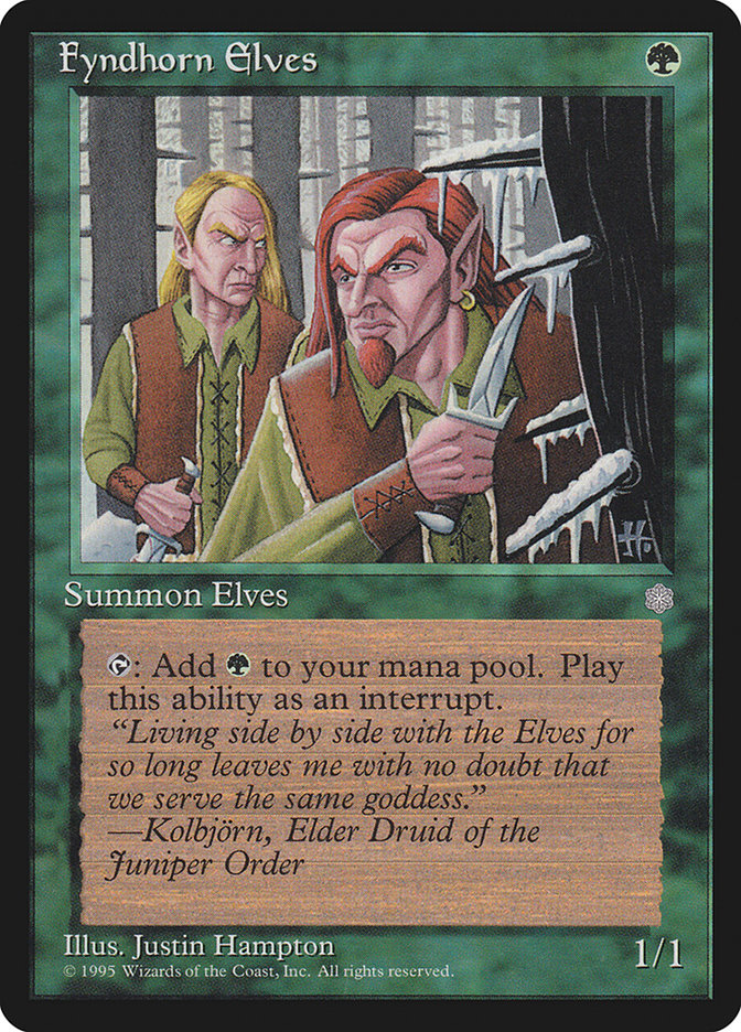 Fyndhorn Elves [Ice Age] | Gate City Games LLC