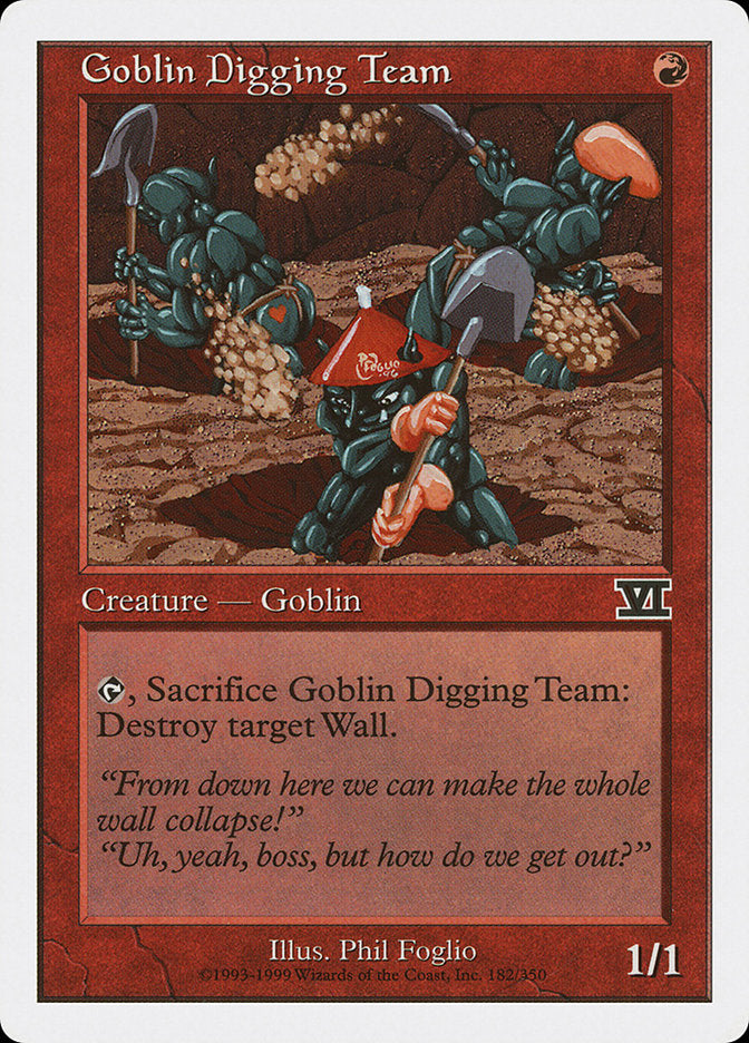 Goblin Digging Team [Classic Sixth Edition] | Gate City Games LLC