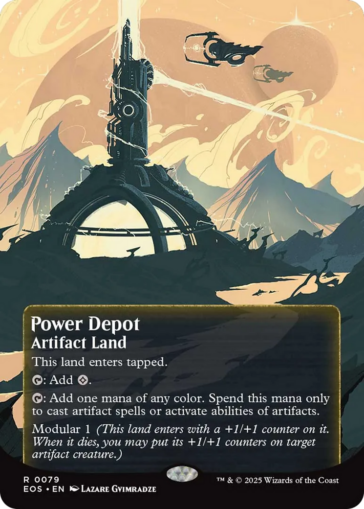 Power Depot (0079) (Borderless) [Edge of Eternities: Stellar Sights] | Gate City Games LLC