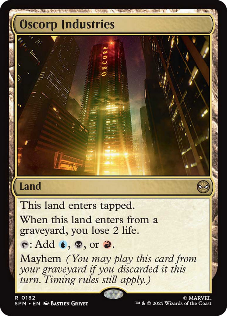 Oscorp Industries [Marvel's Spider-Man] | Gate City Games LLC