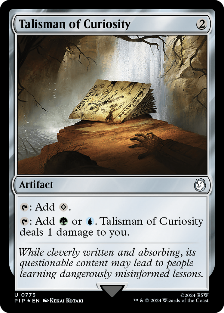 Talisman of Curiosity (Surge Foil) [Fallout] | Gate City Games LLC