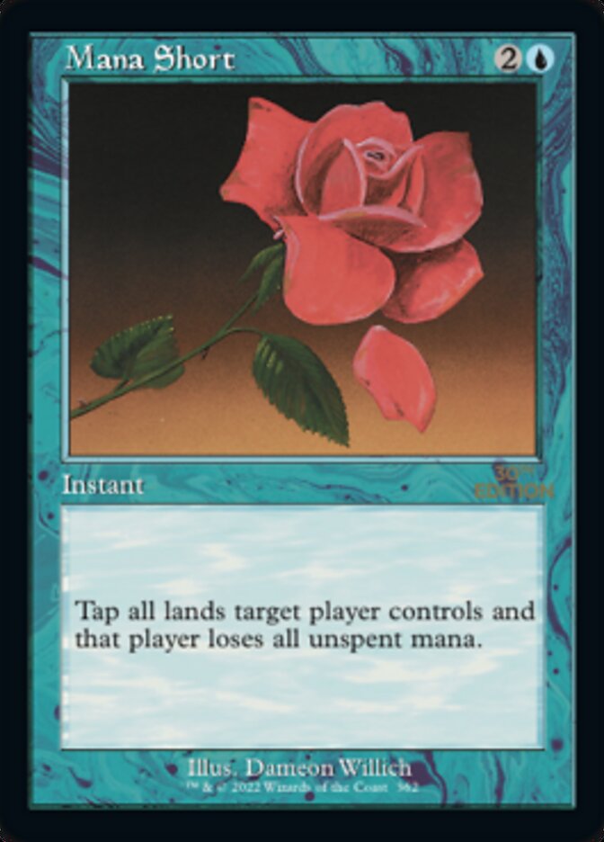 Mana Short (Retro) [30th Anniversary Edition] | Gate City Games LLC