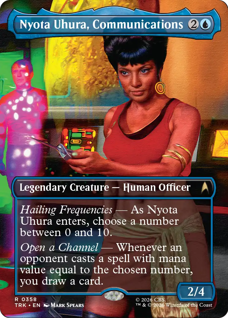 Nyota Uhura, Communications Officer (Borderless) [Star Trek] | Gate City Games LLC