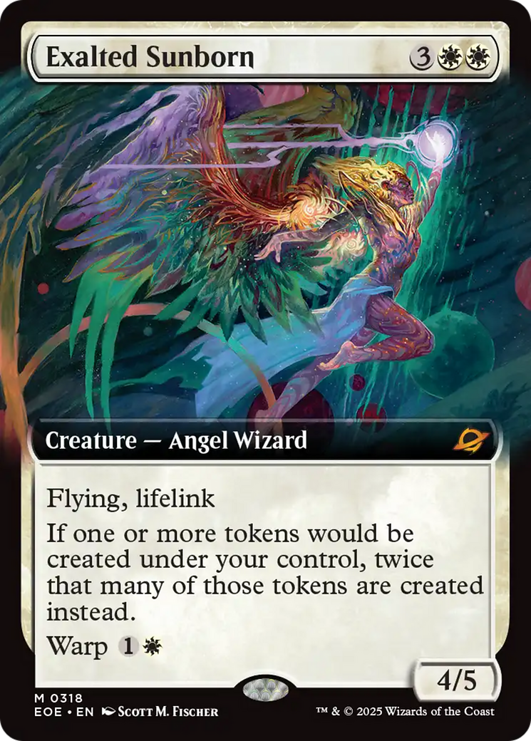 Exalted Sunborn (Extended Art) [Edge of Eternities] | Gate City Games LLC