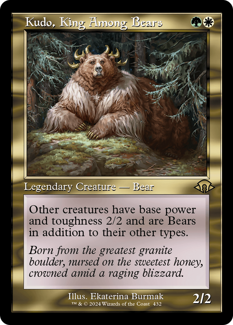 Kudo, King Among Bears (Retro) [Modern Horizons 3] | Gate City Games LLC