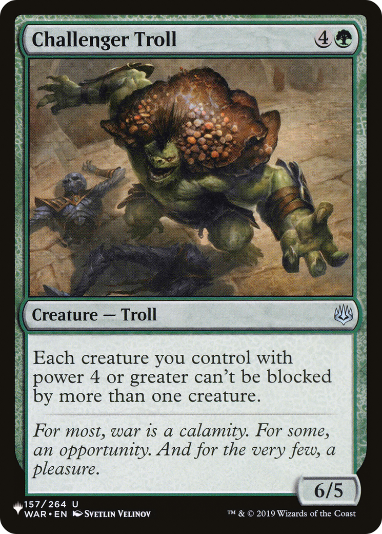 Challenger Troll [The List Reprints] | Gate City Games LLC