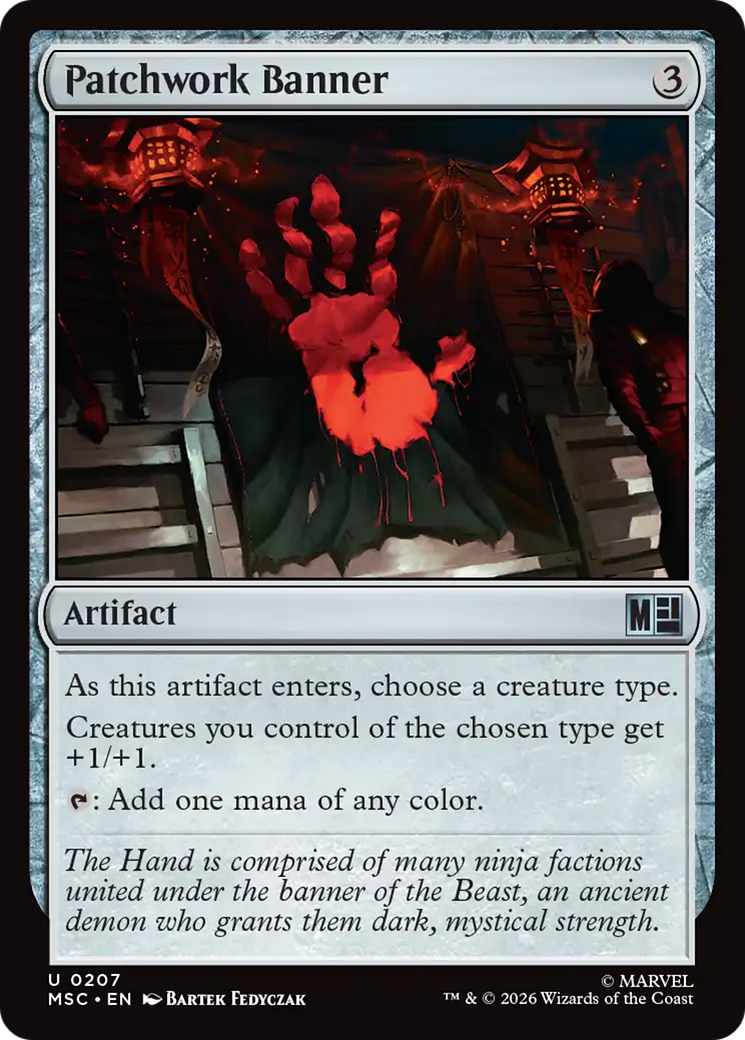 Patchwork Banner (Surge Foil) [Marvel Super Heroes Commander] | Gate City Games LLC