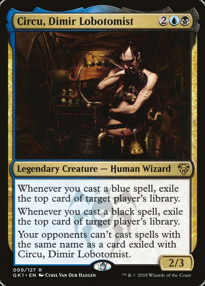 Circu, Dimir Lobotomist [Guilds of Ravnica Guild Kit] | Gate City Games LLC