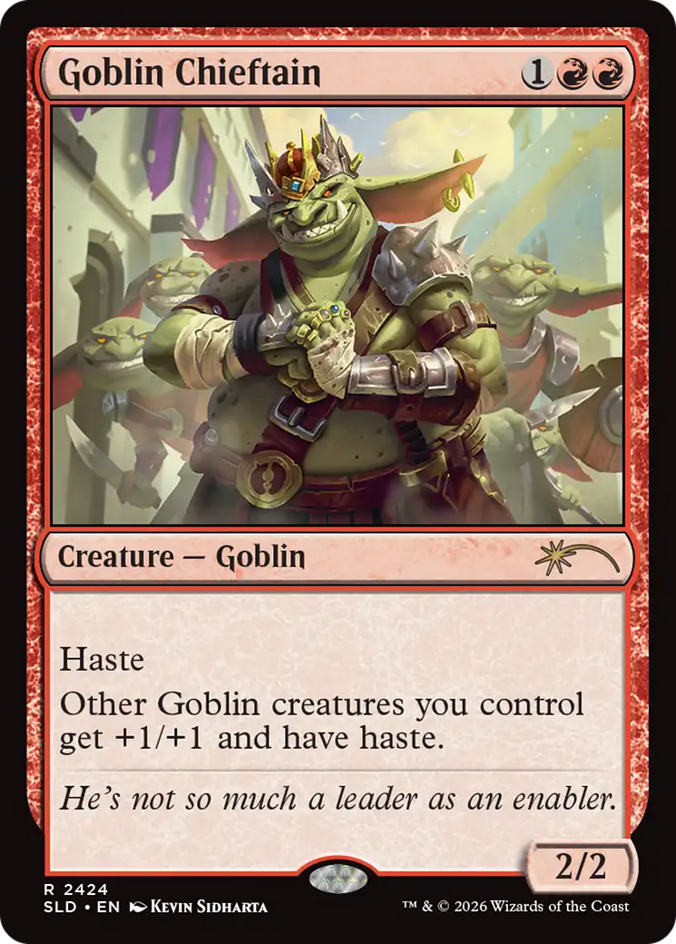 Goblin Chieftain (2424) [Secret Lair Drop Series] | Gate City Games LLC