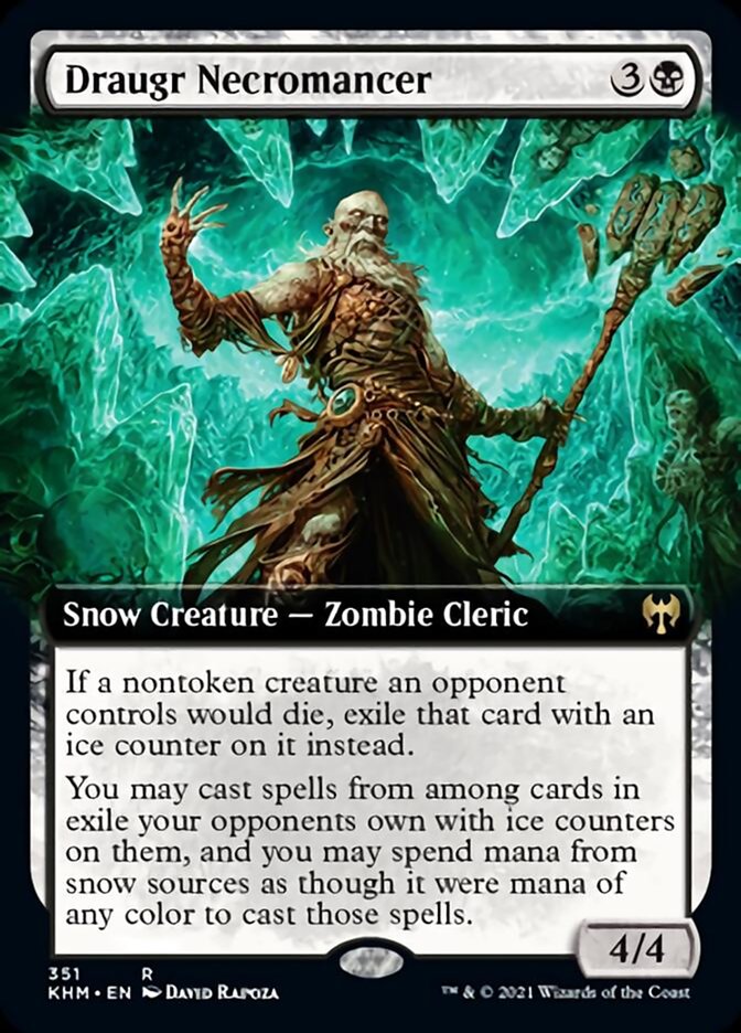 Draugr Necromancer (Extended Art) [Kaldheim] | Gate City Games LLC