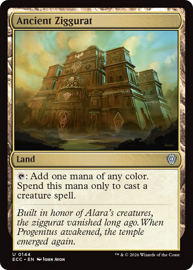 Ancient Ziggurat [Lorwyn Eclipsed Commander] | Gate City Games LLC